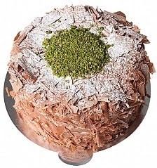 Bol Fıstıklı Premium 6-9 Kişilik Çikolatalı Pasta